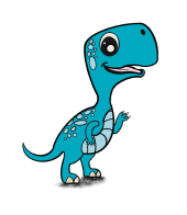 blue dino
